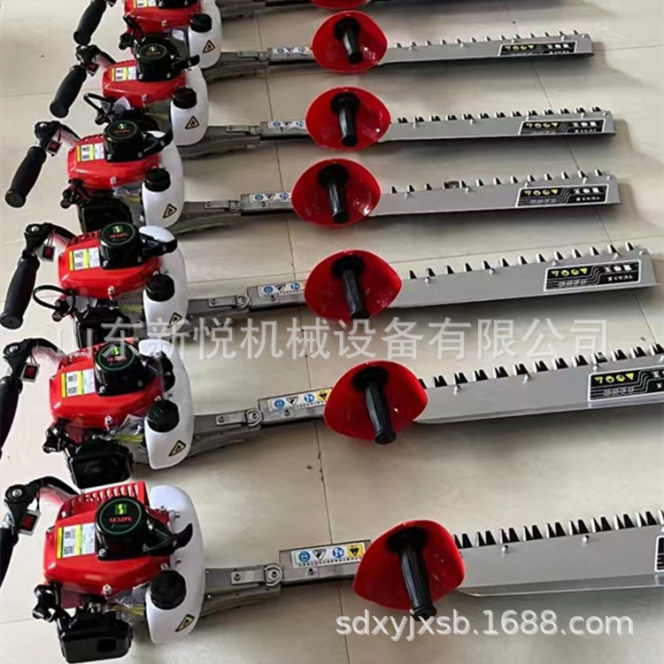 园艺绿化造型修枝机 汽油茶叶茶树修剪机 手持式双刀粗枝绿篱机