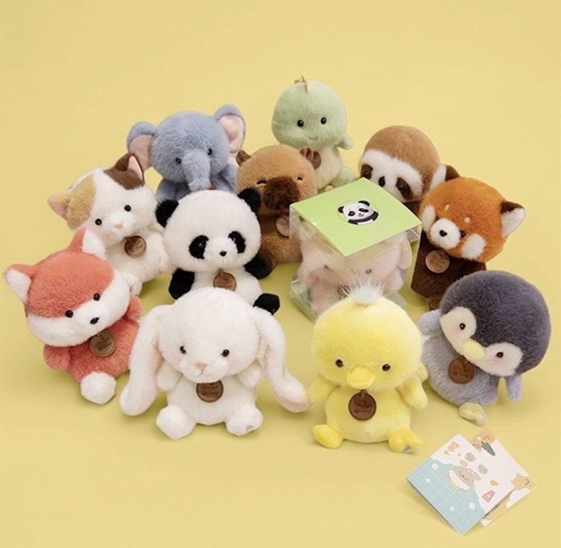 Cross-border Xiangdun serie panda muñeca peluche juguete Kapibala elefante tortuga animal muñeca regalo