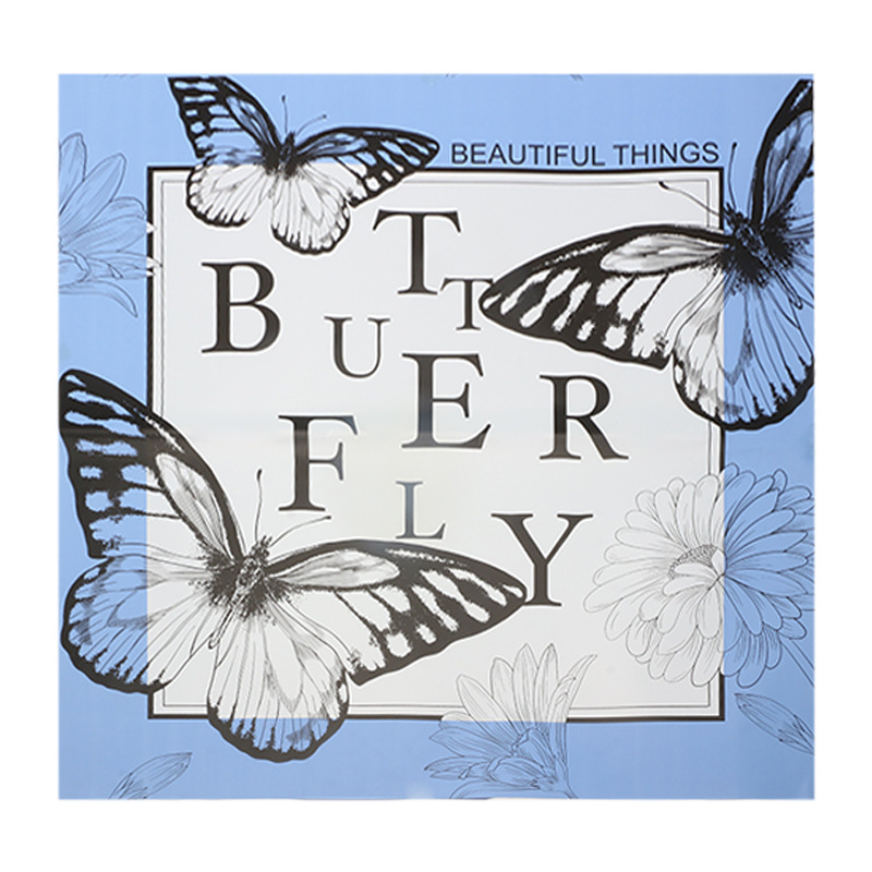Huaxi Dream Butterfly Paper embalaje de flores comercio exterior transfronterizo al por mayor florista bouquet Ouyaday papel de regalo de flores