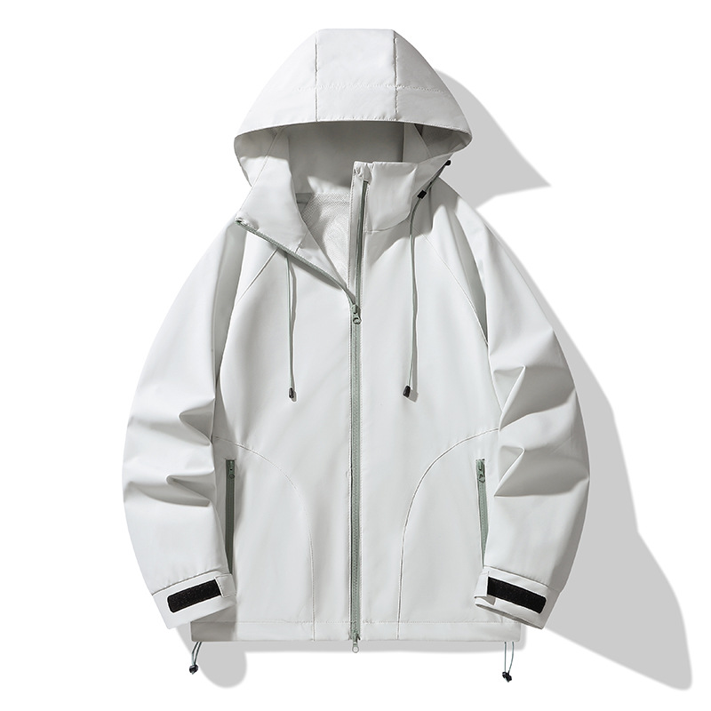 New Couple's Outdoor Mountaineering Jacket, Fleece-Lined and Thickened, with Detachable Inner Liner, Two-Piece Set, Three-In-One