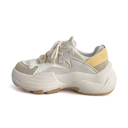 Dad Shoes Women's Puff Milk Ball  Spring Niche Round Toe Ugly Cute Versatile Thick Sole Mesh Casual Shoes HH2301