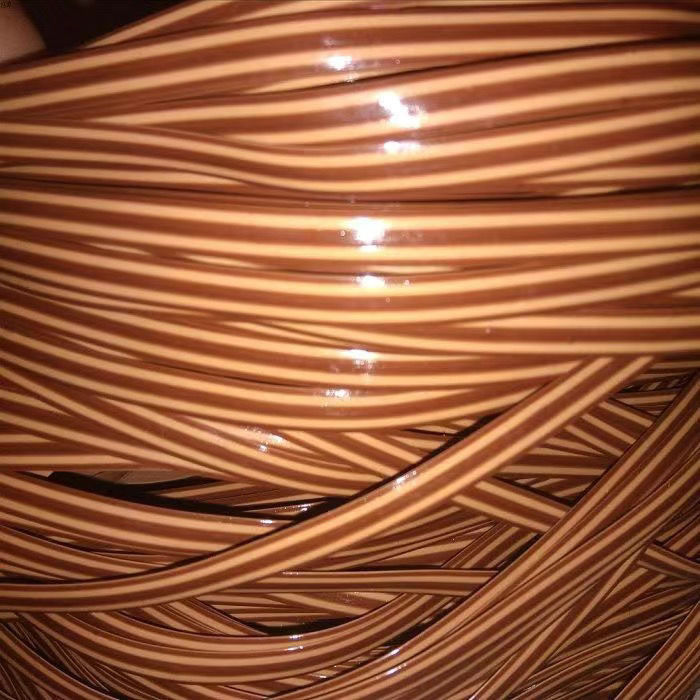 골동품 노란색 스트립 플랫 라인