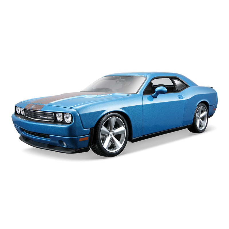 Mercedes 1: 24 Dodge Challenger modelo de aleación de sonido, luz y sonido regalo comercial de la exhibición del Club de carreras