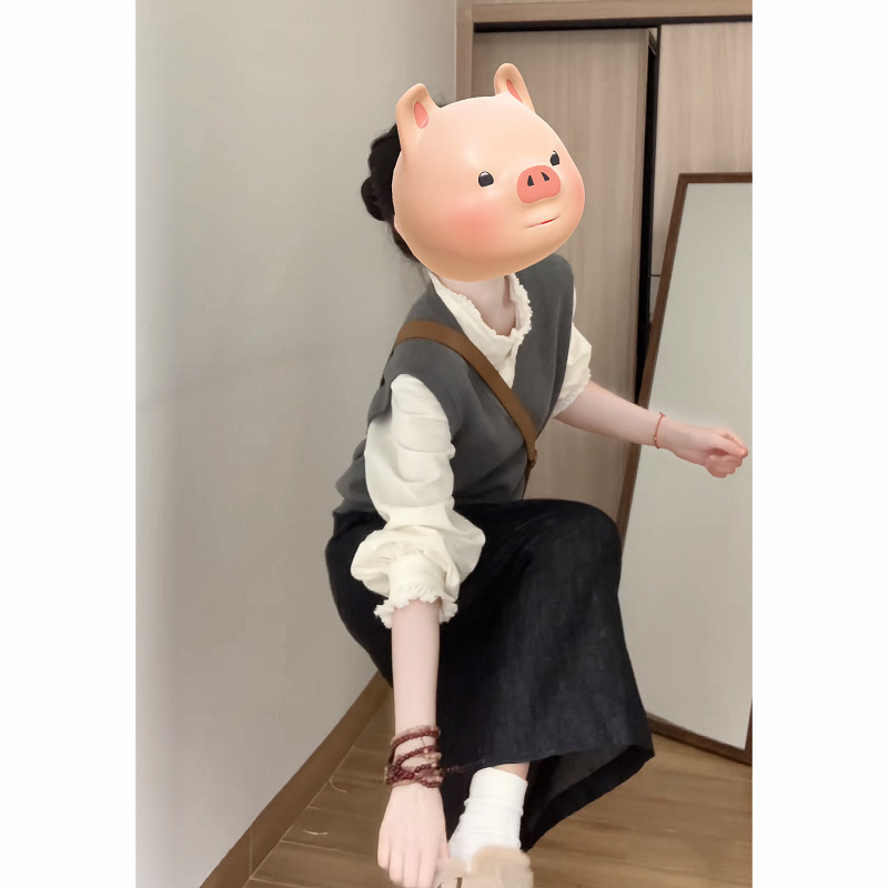 秋の女性向けの甘いスタイルの衣装、新しいカジュアルニットベスト、万能トップス、スカート、スリーピーススーツの完全なセット|undefined