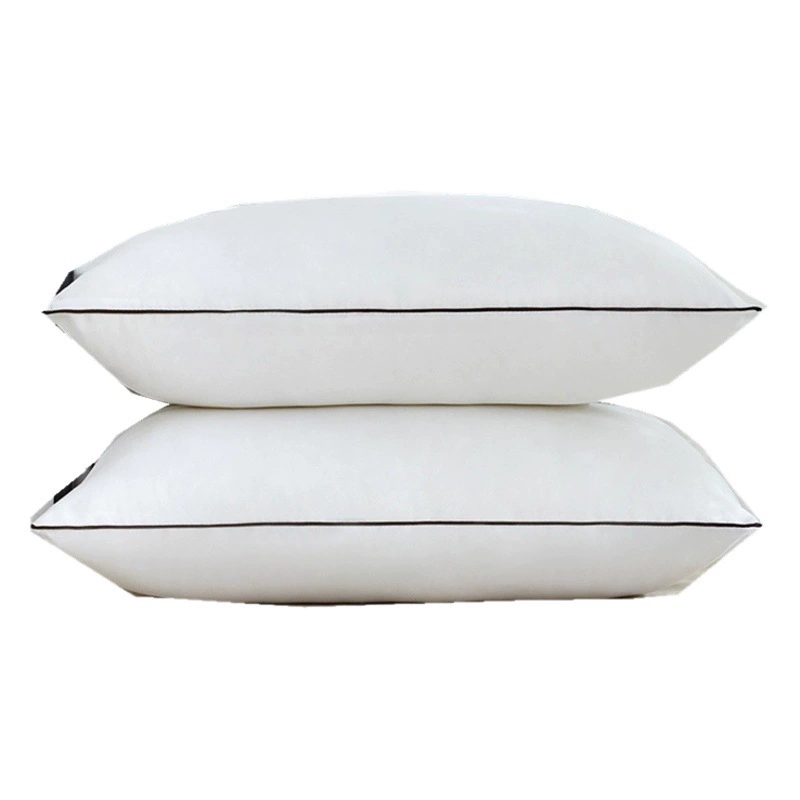 Давление не плоская Подушка высокая эластичная перо Бархатная подушка отель Подушка вакуумное сжатие Подарок Подушка производители оптом