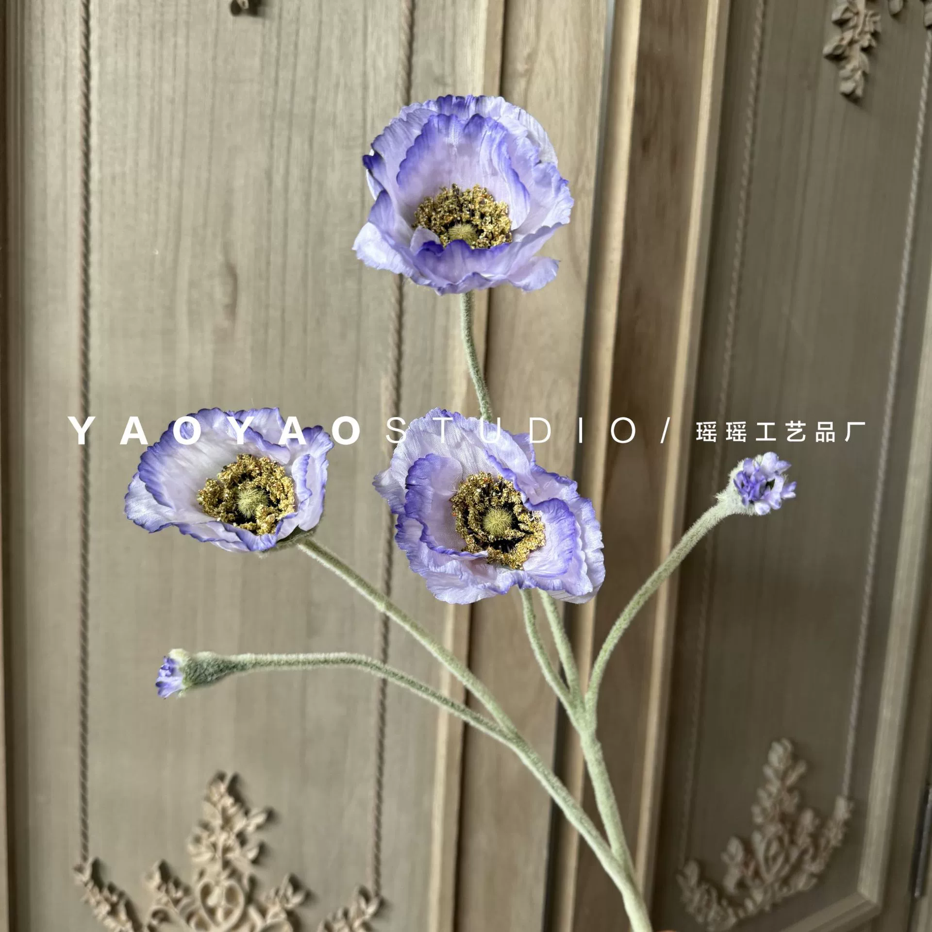 Monet Garden Wind Simulation Flower Coffee Shop Sedies Outdoor Wedding False Flower Store Window Landscape Landscape Landscape