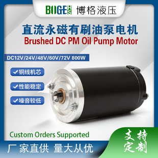 12/24/48/60/72V 800W Power Unit Dc Motor Permanent Magnet Brushed Dc Motor Oil Pump Liquid