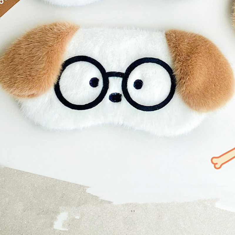 안경수리견 아이스팩 아이마스크-베이지