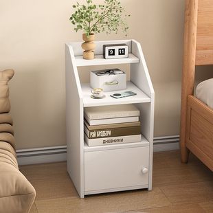 Bedside Table Bedroom Home Simple Modern Simple Storage Locker with Lock Small Storage Rack Bedroom Mini Cabinet