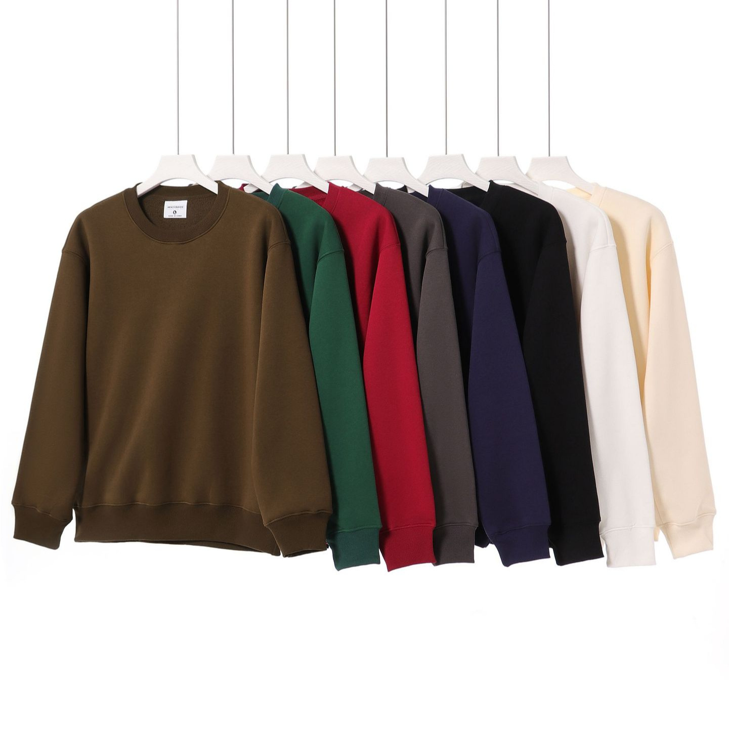 Autumn and Winter Heavy 480g Thickened Australian Cotton Fleece Shoulder-drop Sweatshirt Men's Ami Kaji Loose fleece-lined Jacket Women