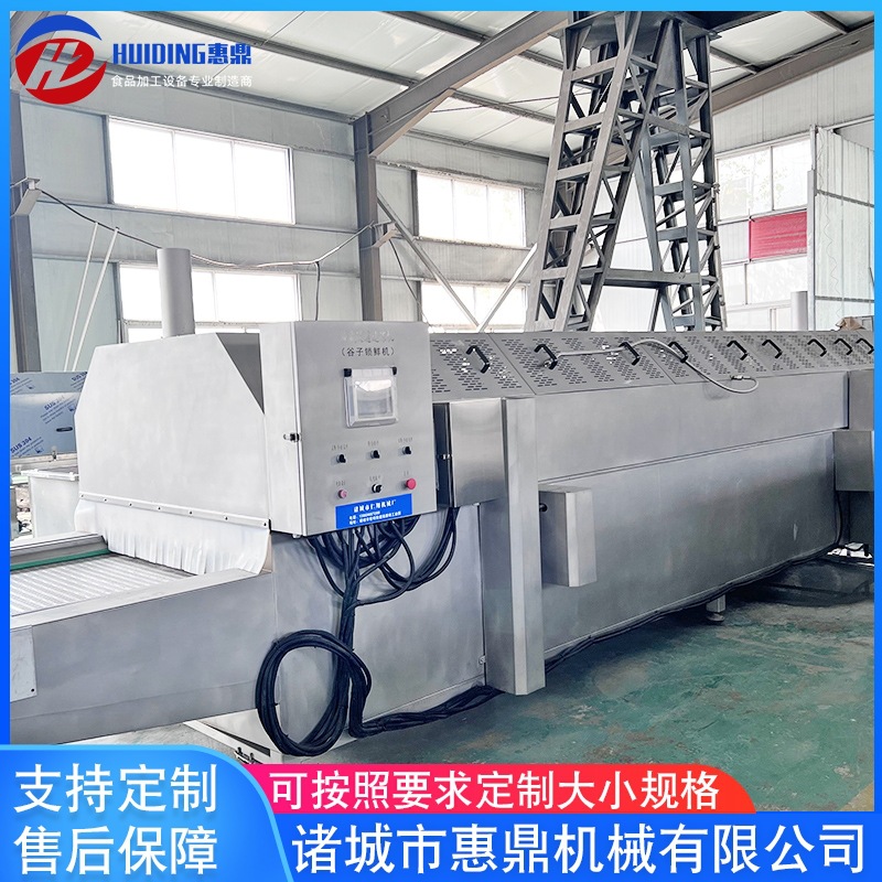 惠鼎新鲜草莓快速冷冻设备 液氮隧道连续式速冻机  水果速冻隧道