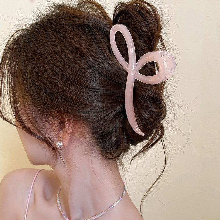 Clip de cabello refinado coreano para mujeres de alto nivel agarrar clips de cabello de tamaño grande detrás de la cabeza de cabello de tiburón clip de cabello lote de cabello