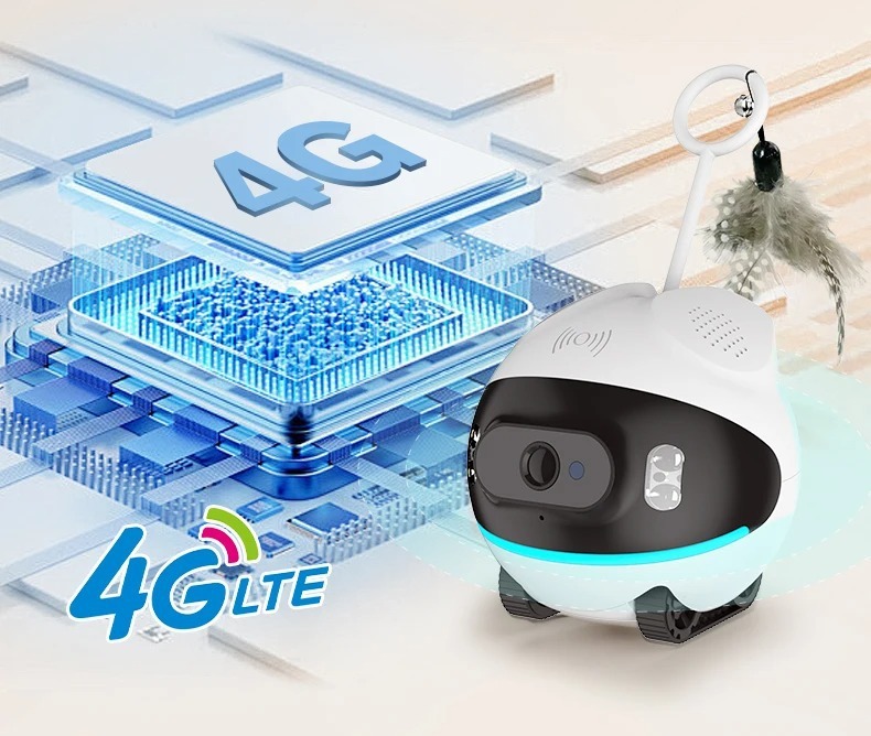 UBOX宠物摄像头可移动监控WiFi老人小孩4g智能语音机器人远程猫狗|undefined