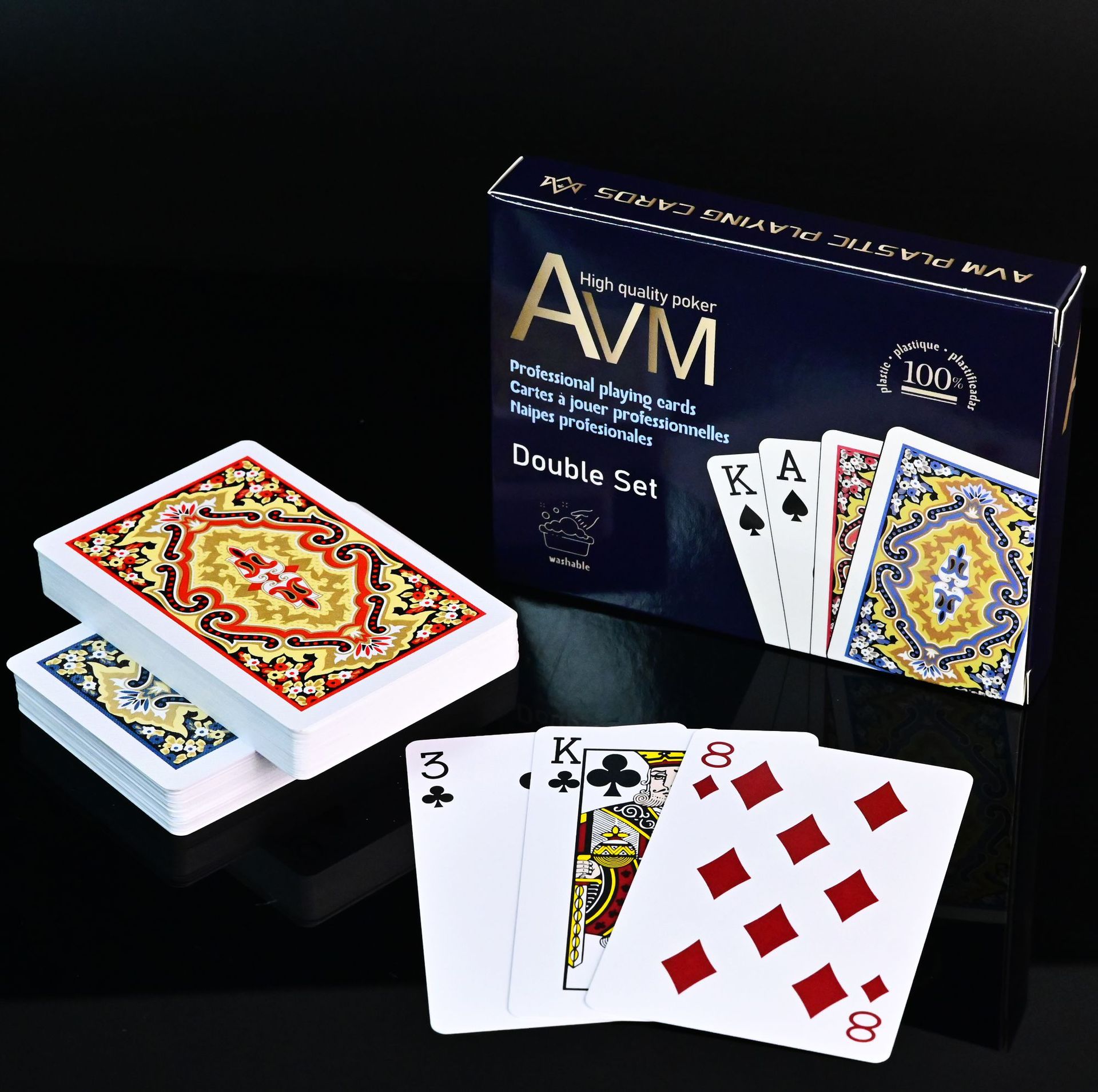 Poker de plástico mayorista POKER sala de ajedrez y tarjetas de entretenimiento especial de juegos de mesa de póquer solitaire engrosado personalizado