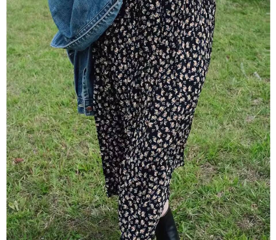 Áo khoác denim nữ dáng ngắn form rộng tay dài cổ ve — áo khoác denim dài tay chi tiết 13