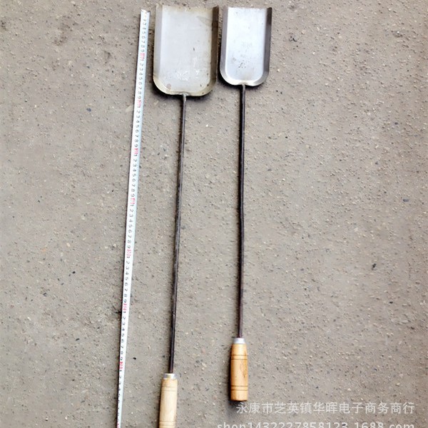 火铲厂家批发加长木柄圆杆煤铲灰铲火铣煤锹灰渣铲掏火工具土灶铲