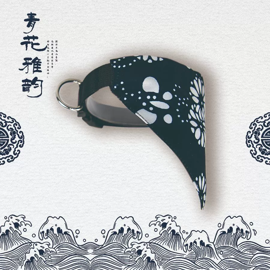 Новые сине-голубые принты для домашних животных полотенце для рта маленьких и средних собак для домашних животных