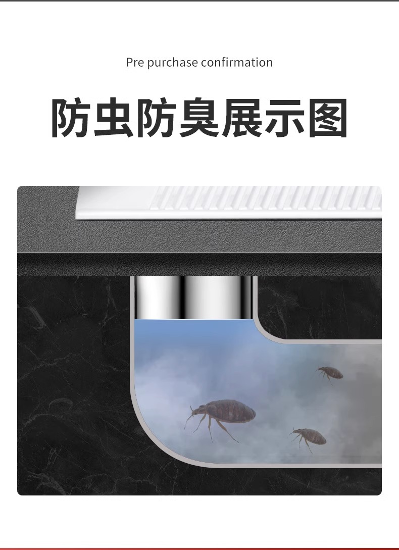 【 Toilet Odor Blocker 】 Anti-odor squat toilet bowl cover, stainless steel squat toilet bowl cover, hole plug, sitting toilet deodorizer undefined
