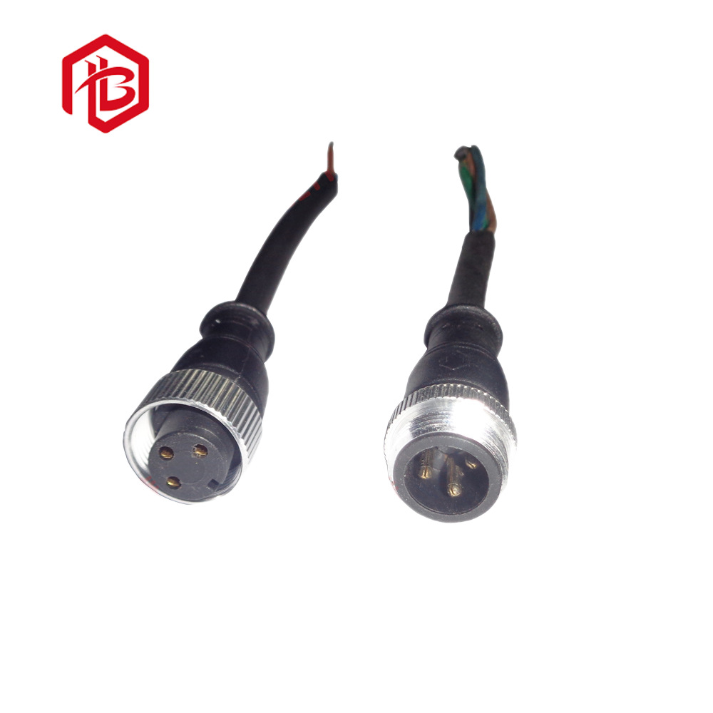 厂家供应电动车防水插头 接头线 公母接头金属塑胶连接器