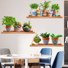 WY9005客厅墙贴纸自粘绿植墙壁贴画背景墙装饰墙贴沙发贴画创意贴