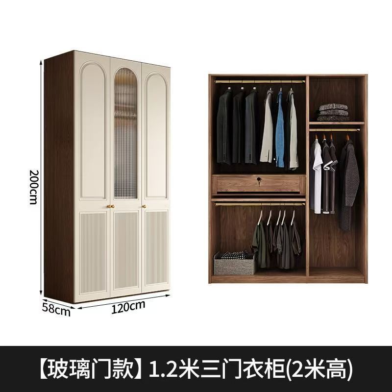 [유리도어 모델] 2도어 옷장(높이 2m)