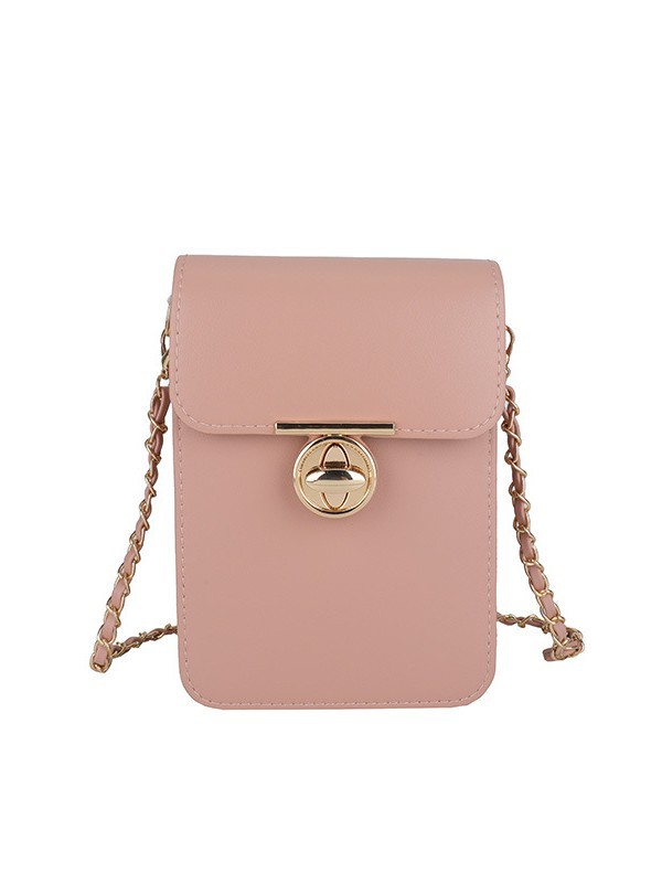Coreana alta sensación vertical bolso de teléfono móvil nicho de diseño retrógrado bolso cuadrado de color sólido bolso de viaje de moda