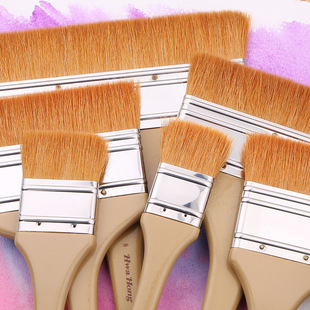 Slab Brush Korean HwaHong Hua Hong goat wool oil painting watercolor acrylic brush Slab Brush 132