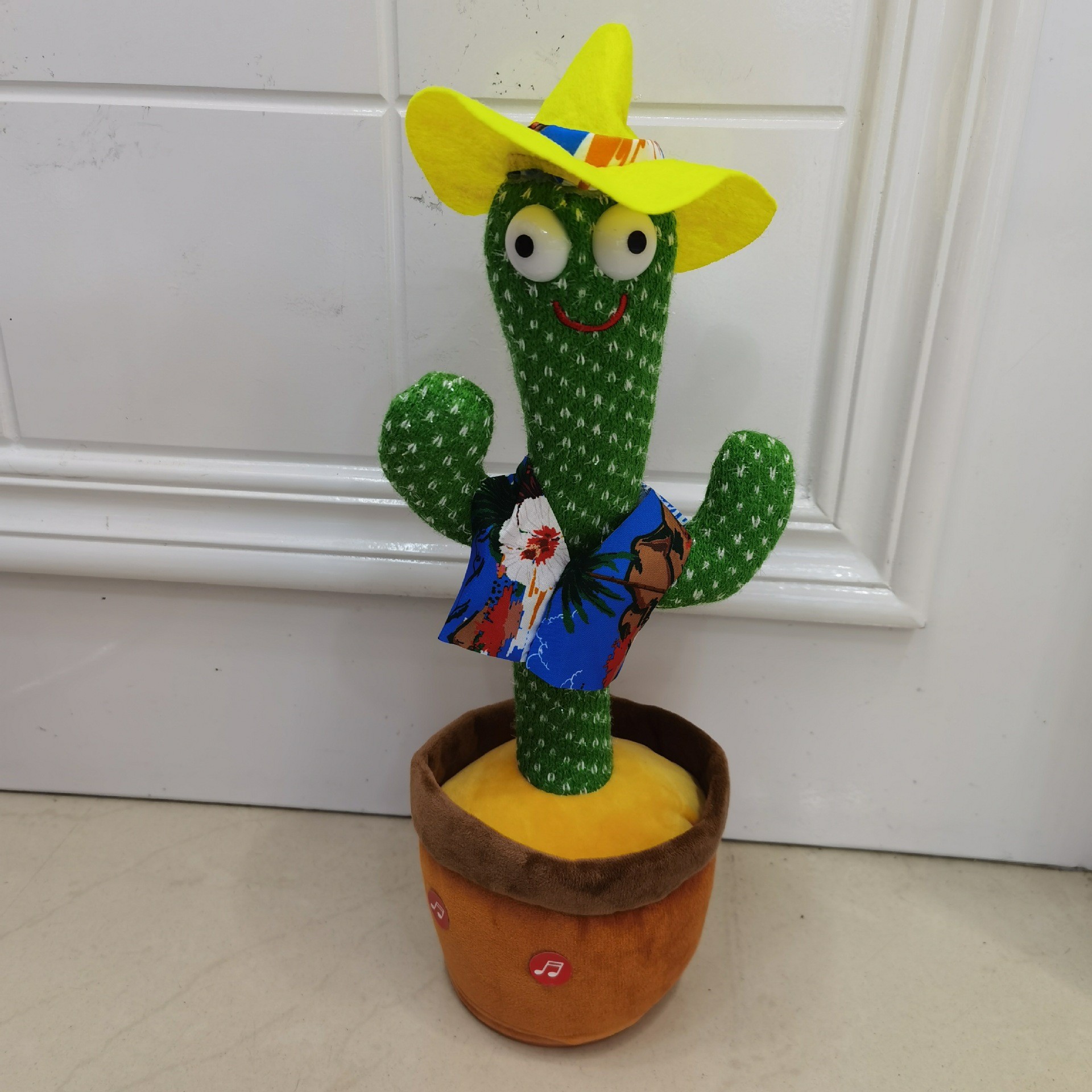 Bailando cactus cantando habla danzando juguetes de peluche Twist Gans regalo de cumpleaños para niños juguetes al por mayor