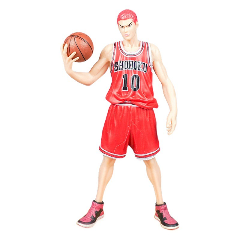 Slam Dunk мастер ручной GK Xiangbei команда стоящая поза большая вишневая древесина Цветочная дорожка Рукава Каеде Мицуи жизнь анимация украшения кукла