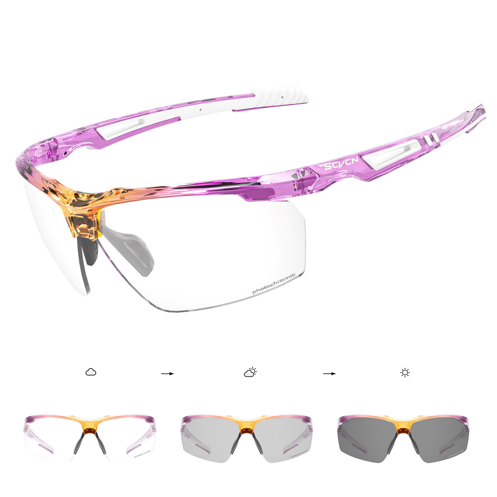 Gafas Polarizadas Deportivas TR90 con Protección UV para Ciclismo y Pesca