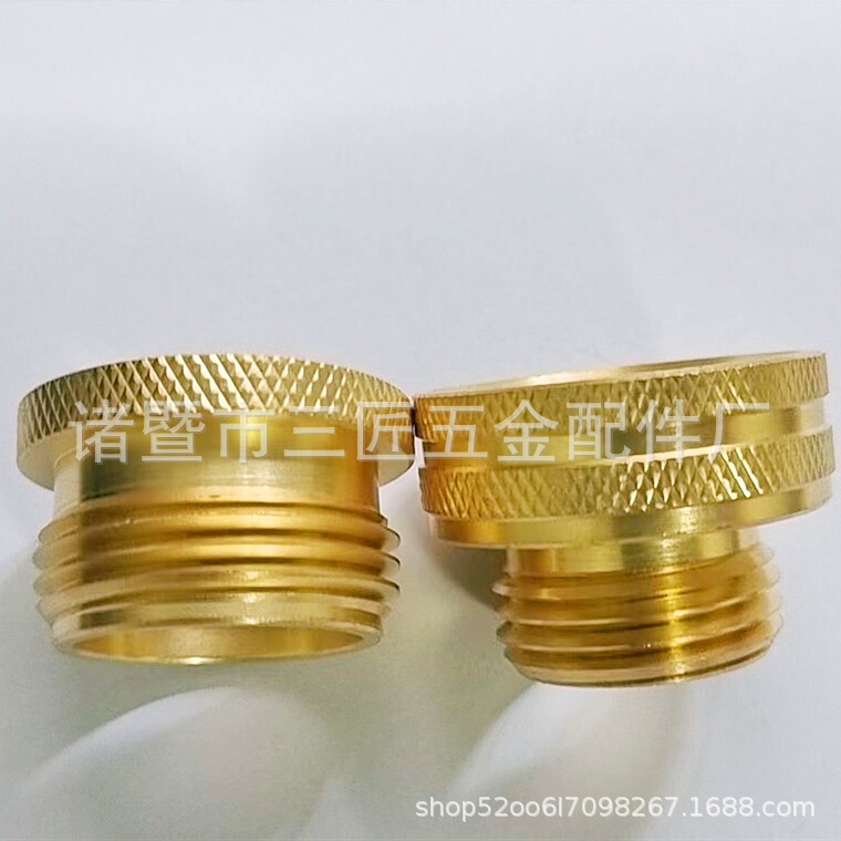 Solid brass American standard garden hose adapter set 1 inch to 3/4 inch garden faucet adapter