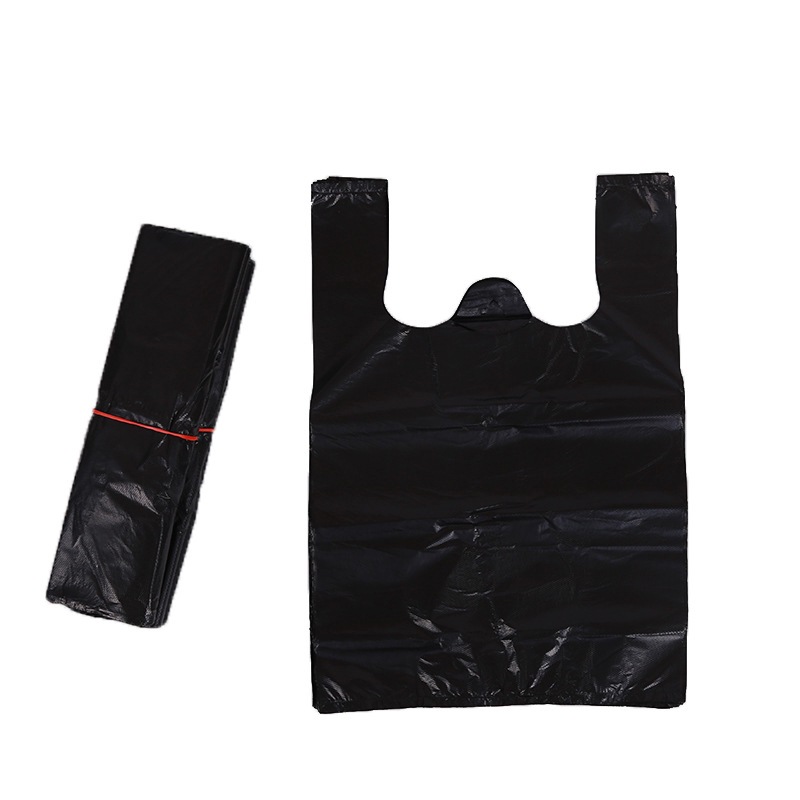 圾圾桶塑料袋手提家用大号中号厨房酒店桌面宿舍黑色垃圾袋加厚