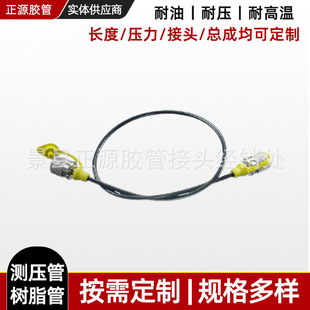 Ultra-high pressure measuring pipe polyurethane pipe oil-resistant cold-resistant resin pipe pressure measuring accessories pressure measuring pipe connector