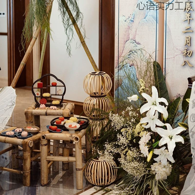 Подвесной светильник с доставкой в ​​виде воздушного шара, подставка в стиле ретро, ​​украшение дома, тканый новый двор, балкон, DIY фонарь, круглый