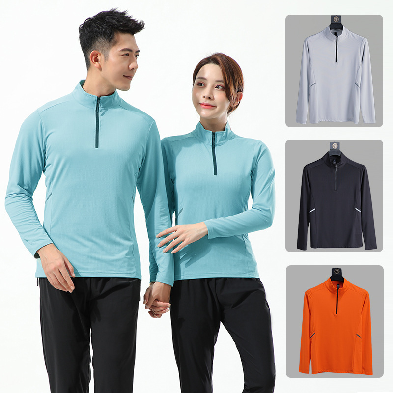 2024 New Autumn and Winter Men's and Women's Sports Running Group Work Clothes Quick-Drying Fitness Breathable Casual Outdoor Clothes