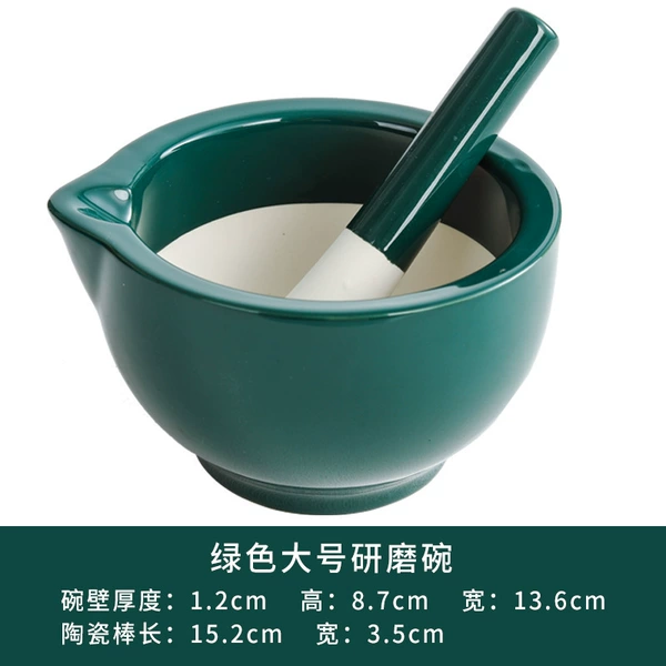 Green big bowl for chopping