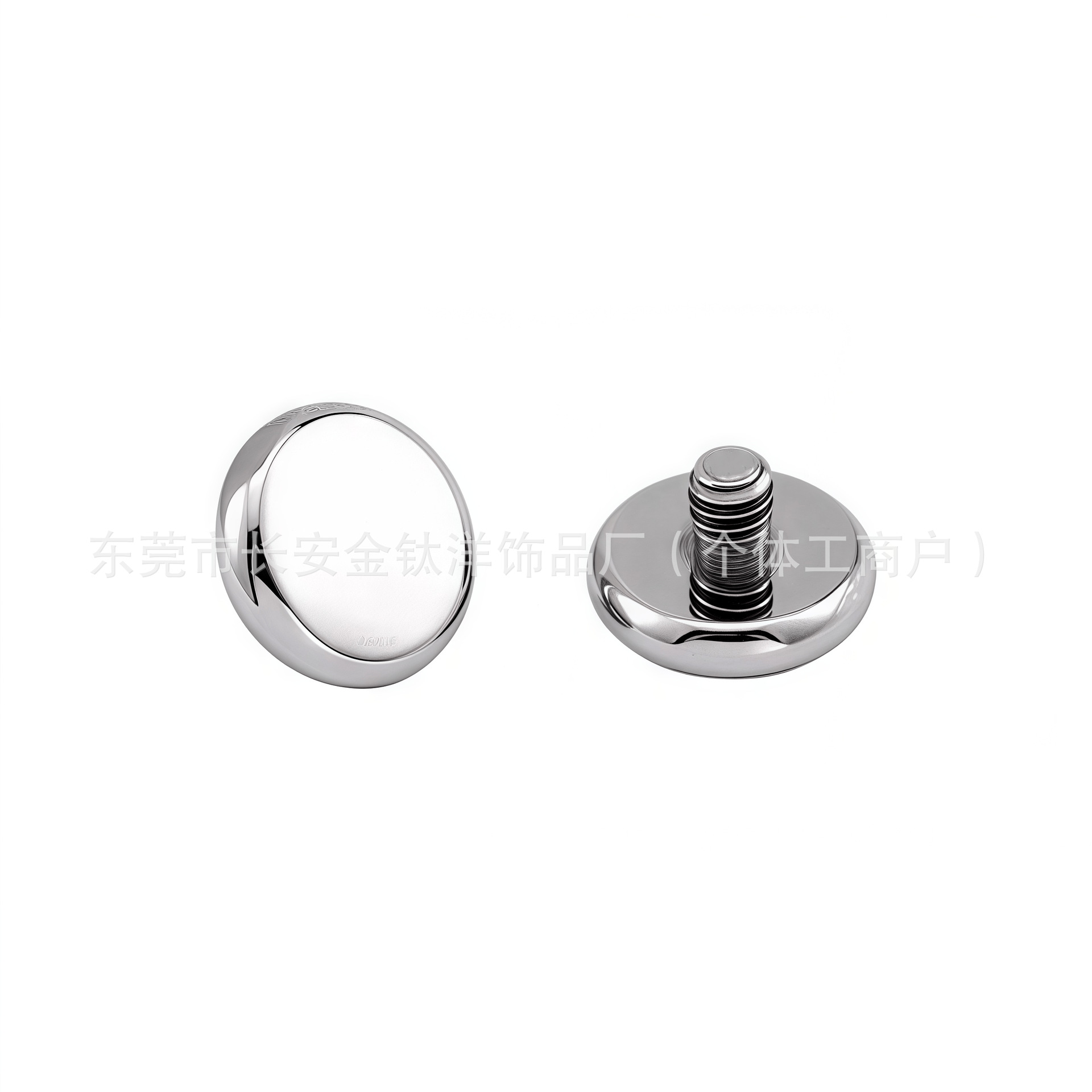 Pointed titanium steel lip stud product view