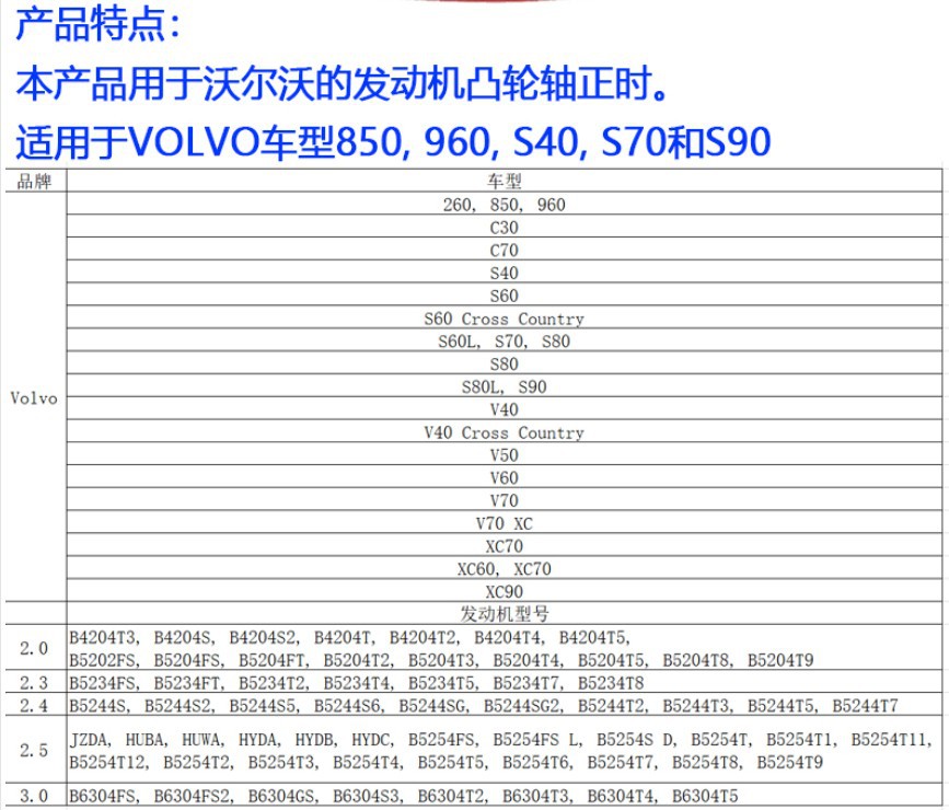 老款沃尔沃皮带正时工具