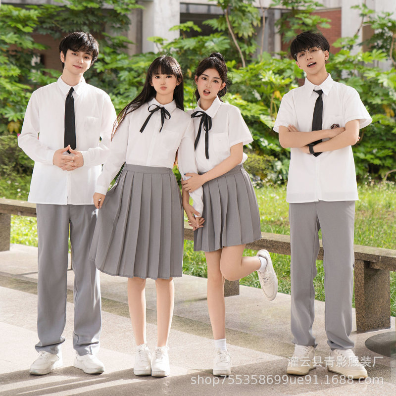 毕业班服学院风套装运动会高中初中学生合唱团诗歌演讲朗诵演出服|undefined