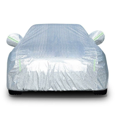 Car clothing — seasons, triple protection car cover - note-the-model-and-year-of-the-vehicle-for-a-more-precise-fit-aluminum-foil-small-squares