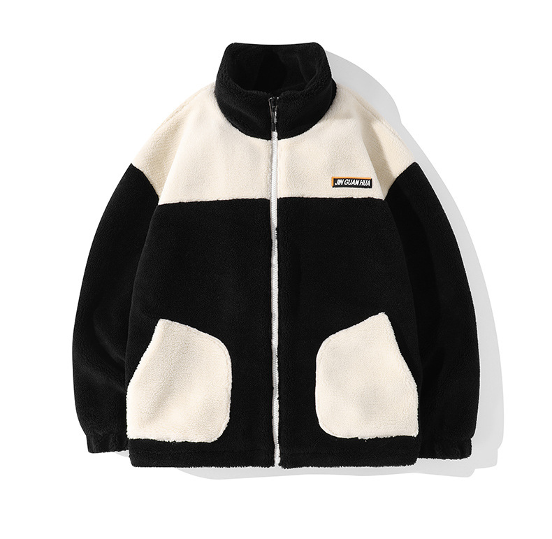 Men's Jacket Thickened Lambskin Coat For Autumn And Winter_voghion.com