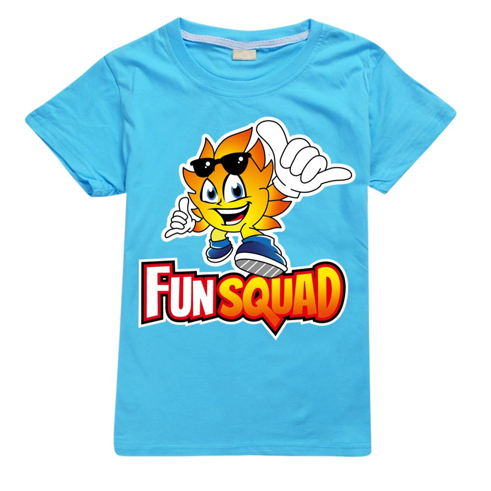 Children's cotton T-shirt Boy Fun Squad Gaming Cartoon T shirt Print Kids T-shirt Girl's Harajuku Summer 3D Short Sleeve T-shirt t-shirt in kid	