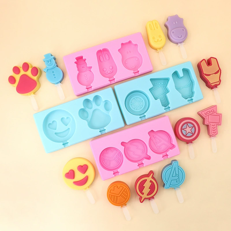 Fruit children's cartoon silicone mold, handmade, ice cream
