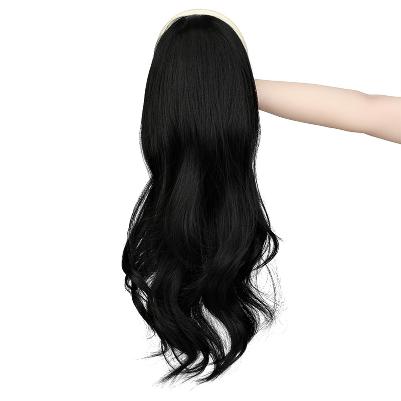 2024 Hot Selling Nieuwe haarbanden, pruiken, halve hoofddeksels, groot golvend lang krullend haar voor dames, ademend en afneembaar simulatiehaar_voghion.com