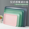 Northern Europe Melamine tableware thickening Tray hotel commercial Restaurant Plates rectangle plate Plastic tray