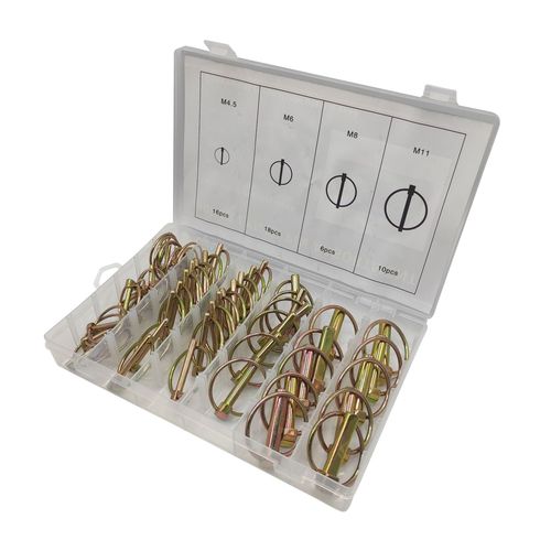50pc ring pin safety pin spring pin safety pin positioning pin quick lock pin set boxed spring pin