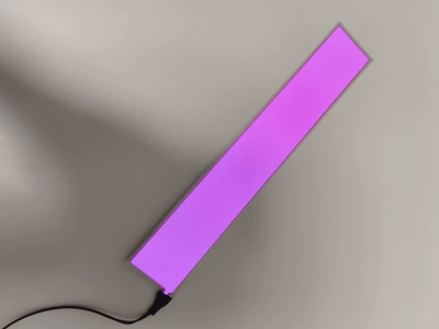DIY cold light strip creative | Cold light sheet - pink-5cm30cm-comes-with-a-battery-box-batteries-need-to-be-purchased-separately