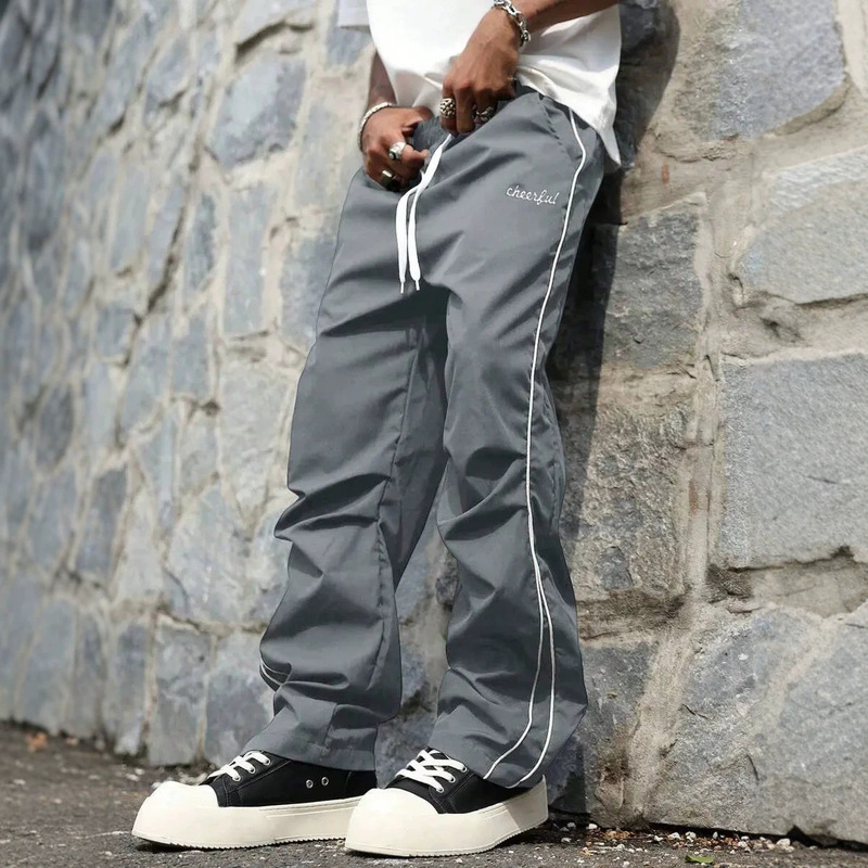 2026 Foreign Trade Summer Men's Quick-Dry Sports Jogging Durable Straight-Leg Pants Striped Outdoor Casual Pants Wholesale in Stock 2026 Foreign Trade Summer Men's Quick-Dry Sports Jogging Durable Straight-Leg Pants Striped Outdoor Casual Pants Wholesale in Stock