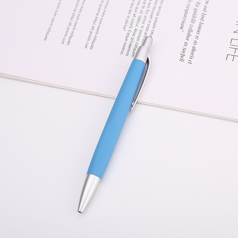 Venta directa del fabricante de bolígrafos promocionales con impresión de logotipo, barriles de bolígrafo con recubrimiento en aerosol, bolígrafos de gel y bolígrafos para firmas.