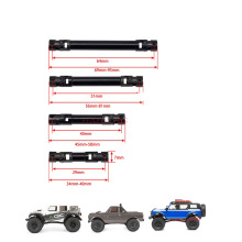 Axial 1/24仿真攀爬车 SCX24 90081 C01 金属强化钢 前后传动轴